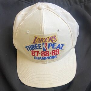 Lakers Three-Peat Champions 87-88-89 Vintage Cap
